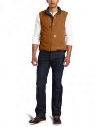 Carhartt Men's Men's Sandstone Rugged Vest - Sherpa Lined