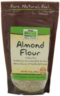 NOW Foods Almond Flour Pure ,  10 Ounce Bags (Pack of 4)