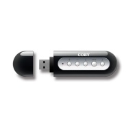 Coby USB-Stick MP3 Player 1 GB MP200-1G (Black)