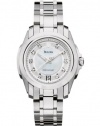 Bulova Women's 96P115 Precisionist Longwood Diamond MOP Dial Steel Bracelet Watch