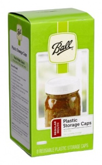 Ball Regular Mouth Jar Storage Caps Set of 8