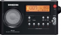 Sangean PR-D7 BK AM/FM Digital Rechargeable Portable Radio - Black