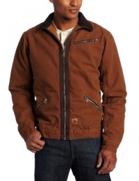 Carhartt Men's Sandstone Detroit Sherpa Lined Jacket