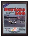 NASCAR Framed 36 x 48 Daytona 500 Program Print Race Year: 25th Annual - 1983