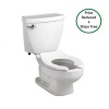 American Standard 2315.228.020 Baby Devoro Flowise 10-Inch High Round Front Toilet, White