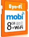 Eye-Fi Mobi 8GB SDHC Class 10 Wireless Memory Card to Deliver Camera Media to Apple iPhone, iPad or Android Devices (MOBI-8)