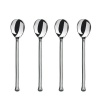 Gourmet Settings Exotique Platinum Stainless Steel Minispoons set of 4