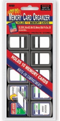 Pioneer 10 Compartment Memory Card Organizer