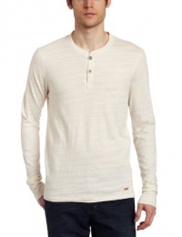 Converse By John Varvatos Men's Long Sleeve Slubby Henley