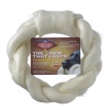 Chunky Chews® 8 Natural Braided Rawhide Ring for Large Dogs