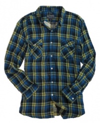 American Rag Mens Flannel Button Up - Style M1105520