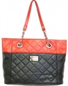 Nine West Quilted Colorblock Large Tote