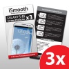 iSmooth Samsung Galaxy S3 Screen Protector 3 Pack Highest Rated Premium Quality