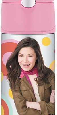 Thermos Icarly Funtainer Bottle, 12 Ounce with Pop up Straw