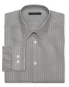 You can't go wrong in this finely tailored dress shirt from Theory, featuring a contemporary fit and classic pinstripes.