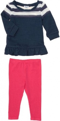 Splendid Littles Baby-girls Infant Boston Active Tunic Set, Navy, 12-18 Months