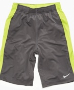 Cool and breezy. These Dri-FIT shorts from Nike are the perfect way to keep him and his look fresh.