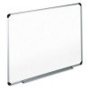 Universal Magnetic Dry Erase Board, Melamine, 48 x 36, White