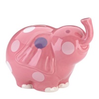 Gorham Merry Go Round Little Girl with a Curl Elephant Bank