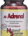 Natural Sources - All Adrenal, 165 mg, 60 capsules