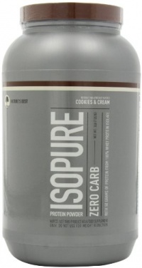 Nature's Best Isopure Zero Carb, Cookies & Cream, 3-Pound Tub