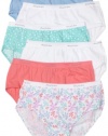 Fruit of the Loom Women's 6-Pack Cotton Low Rise Brief Panties