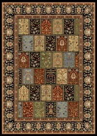 Home Dynamix Royalty 41200B-450 Black 7-Feet 8-Inch by 10-Feet 4-Inch Traditional Area Rug