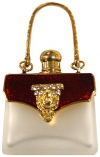 Rucci Red Handbag Shaped Perfume Bottle