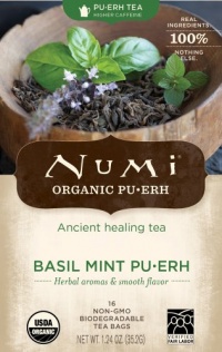 Basil Mint Pu'erh Tea Bags, 16-Count