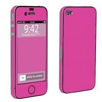 Apple iPhone 4 or 4s Full Body Decal Vinyl Skin - Hot Pink By SkinGuardz