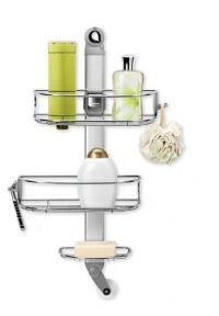 simplehuman Adjustable Shower Caddy, Stainless Steel