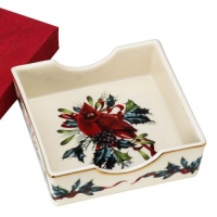 Lenox Winter Greetings Napkin Holder with Napkins