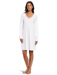 Hanro Women's Mimi Long Sleeve Gown