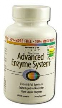 Rainbow Light Advanced Enzyme System, 90 Vcaps