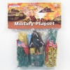 'Mini' Plastic Army Men Military Playset ~ Over 250 Pieces! 22mm Figures (15/16 inch) and Vehicles! Near HO scale.