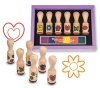 7 Pack MELISSA & DOUG HAPPY HANDLE STAMP SET