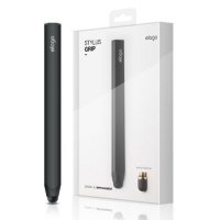 elago Stylus Grip for iPhone 5/4S/3GS, iPad and Galaxy -World First Replaceable Tip (Extra Rubber Tip included) - Black