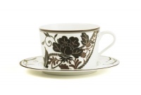 Mikasa Cocoa Blossom Large Cappuccino Cup&Saucer 12Oz