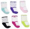 Carter's Hosiery Baby-girls Newborn Six Pack Mary Jane Comp Sock