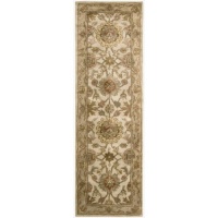 Nourison JA27 Jaipur Rectangle Hand Tufted Area Rug, 2.4 by 8-Feet, Ivory