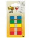 Post-it Flags with On-the-Go Dispenser, Assorted Primary Colors, 1/2-Inch Wide, 100/Dispenser, 1-Dispenser/Pack