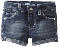 Levi's Girls 2-6X Taryn Thick Stitch Shorty Short, Electric Sky, 3T