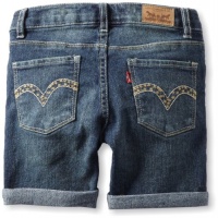 Levi's Girls 7-16 Creekside Midi Short, Blue Drama, 12