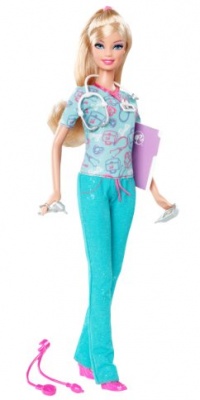 Barbie I Can Be... Nurse Doll - New 2012 Version