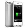 Maxboost Atomic Air External Protective iPhone 5 Battery Case -Glossy White , Fits All Versions of iPhone 5 - Lightning Connector Output, MicroUSB Input