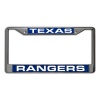 MLB Texas Rangers Laser Chrome Frame