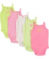 Carter's Baby Girl's 5-Pack Bodysuits