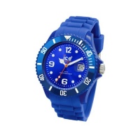 Ice-Watch Unisex SI.BE.U.S.09 Sili Collection Blue Plastic and Silicone Watch