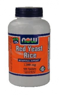 NOW Foods Red Yeast Rice Extract 1200mg, 120 Tablets