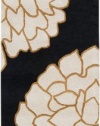 Area Rug 2x8 Runner Contemporary Black Color - Surya Artist Studio Rug from RugPal